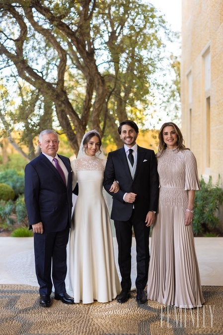 Kráľ Abdullah II. a kráľovná Rania vydávali najstaršiu dcéru Iman
