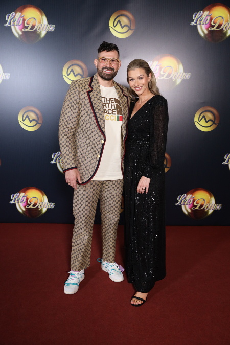 MMA zápasník a tanečník show Let's Dance Attila Végh s manželkou Natáliou