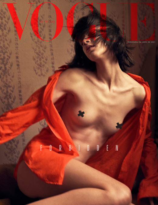 Katarína Janíčková z Elite Bratislava na titulke Vogue Portugal, fotil Branislav Šimončík