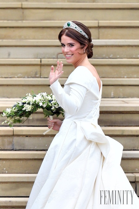 Vo svadobný deň na talent Hannah Martin stavila aj princezná Eugénia. 