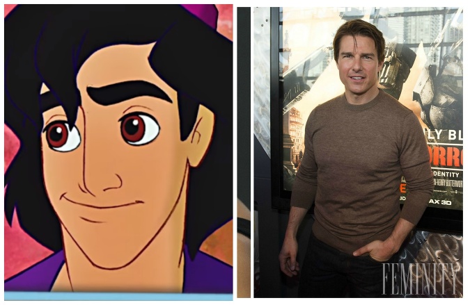 Pre Aladina bol predlohou sám pán herec Tom Cruise