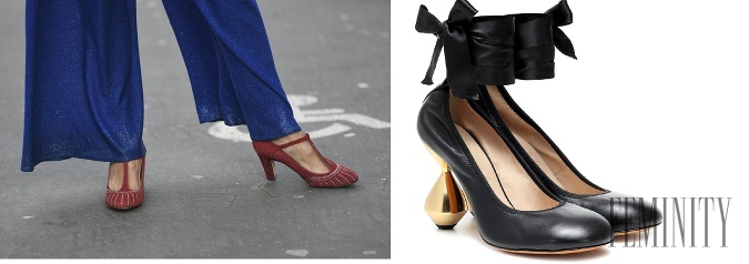 Topánky s oblou špičkou, ktoré nápadne pripomínajú tanečnú obuv, sú veľmi trendy záležitosťou