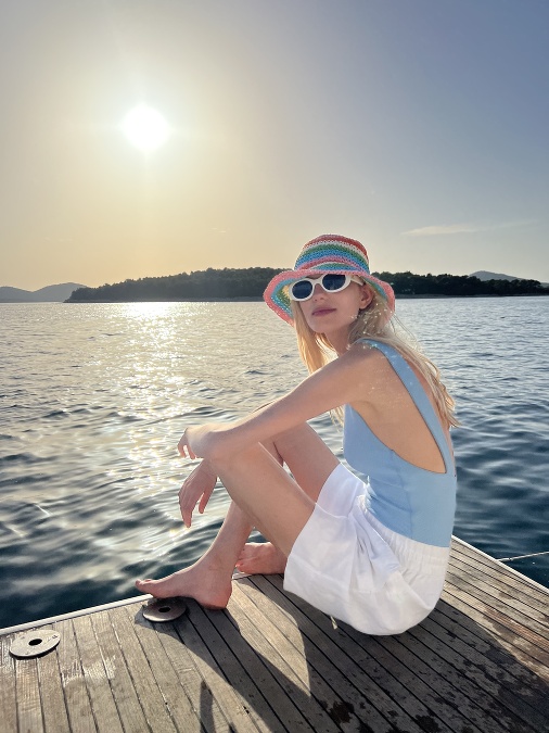 Barbora Brušková: Chorvátsko nie je pre mňa najobľúbenejšia krajina, ale pokiaľ sme na lodi mimo turistov, tak sa dajú nájsť azúrovo krásne zátoky