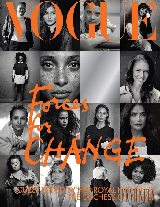 Aktivistka Greta Thunberg sa ocitla aj na titulke v septembrovom vydaní Vogue, ktorého hosťujúcou šéfredaktorkou je Meghan Markle 