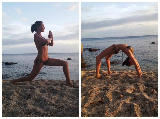 Modelka Andrea Verešová sa pochválila takýmito cvikmi priamo uprostred pláže